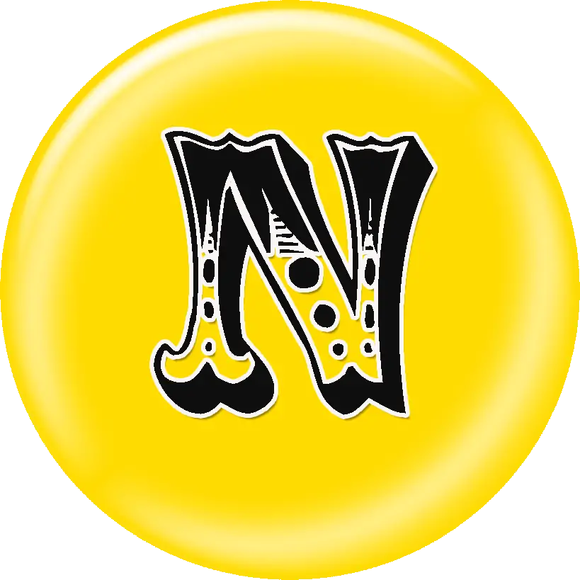 alfabeto personalizado circo amarelo 14
