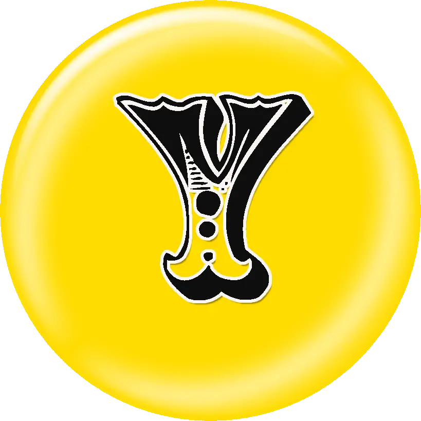 alfabeto personalizado circo amarelo 25