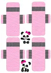 bis duplo panda rosa