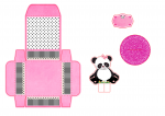 caixa 4 bis panda rosa