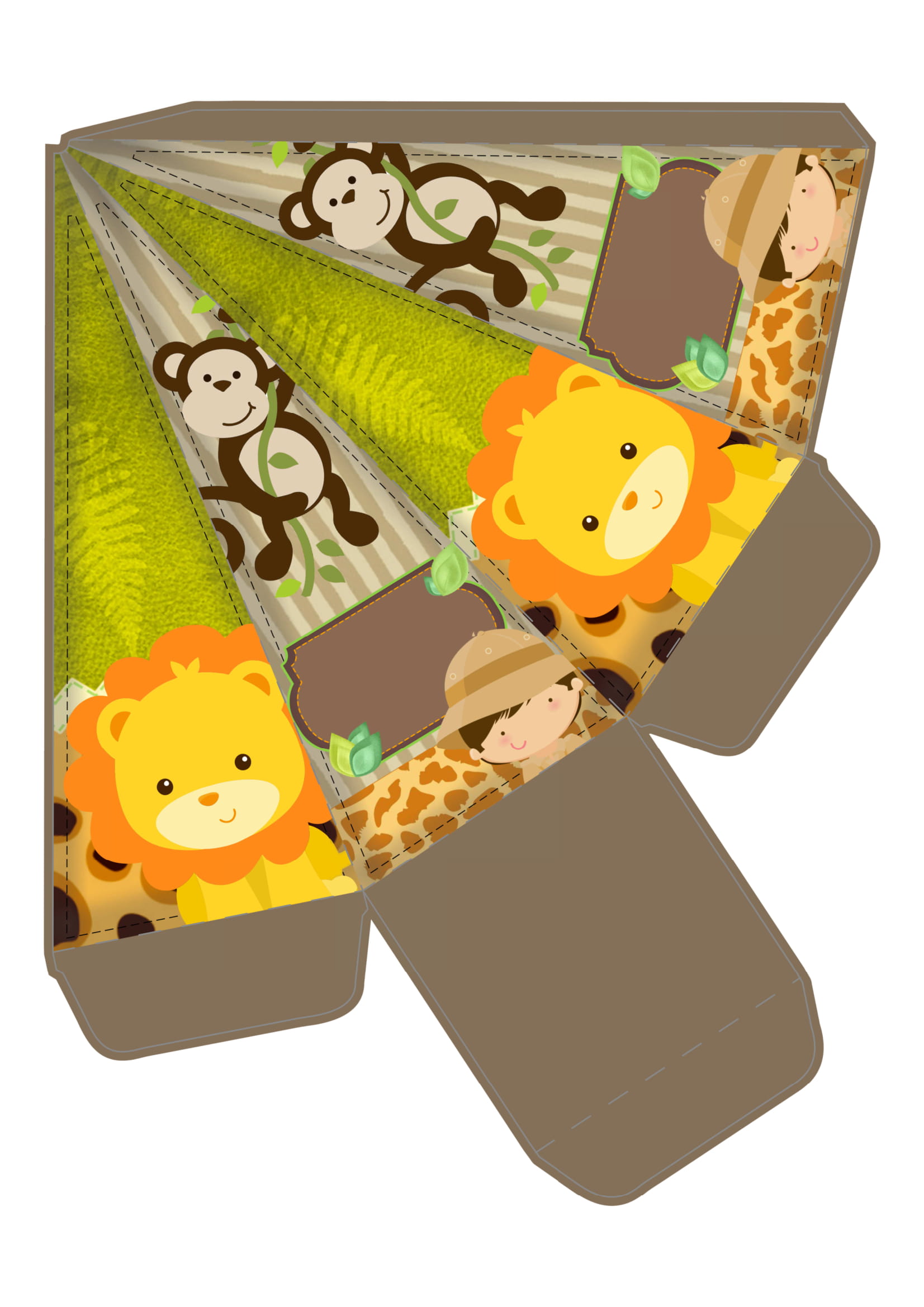 kit festa safari baby para imprimir