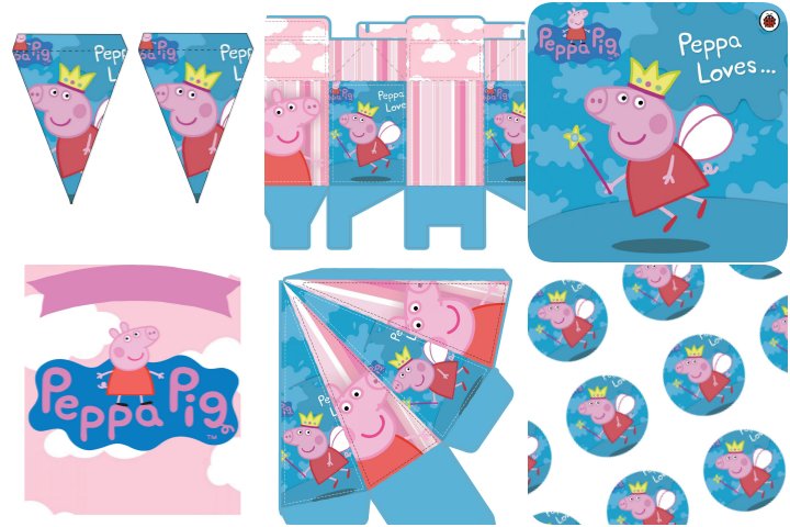 peppa pig para imprimir - Fazendo a Nossa Festa