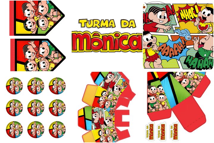 Kit Festa Escolar Turma da Mônica