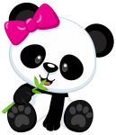 topo de bolo panda rosa 8