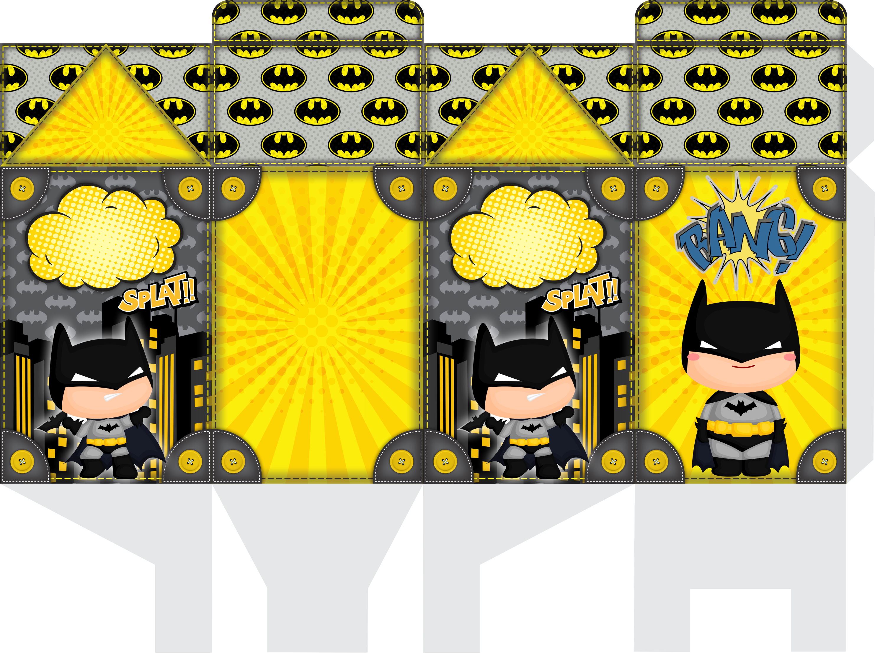 caixa milk batman cute
