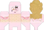 caixa penteadeira bailarina rosa 1