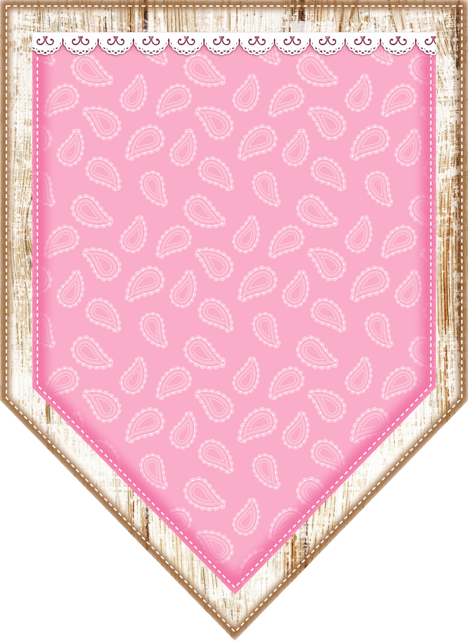 bandeirola spirit rosa