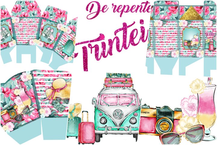 kit festa trintei para imprimir