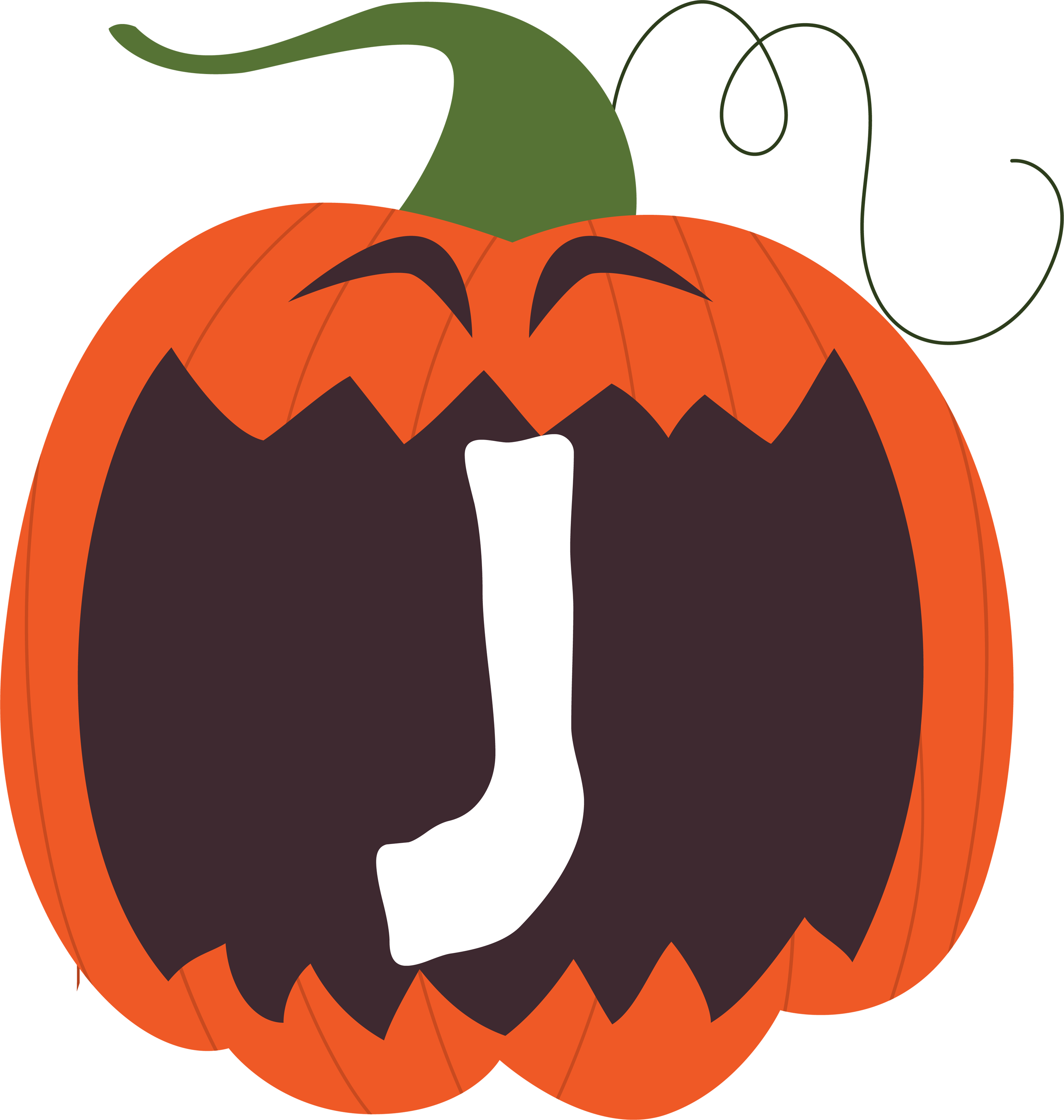 alfabeto personalizado abobora halloween 10
