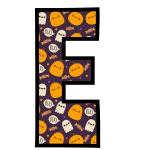 alfabeto personalizado fantasma halloween 5