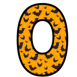 alfabeto personalizado morcegos halloween 15
