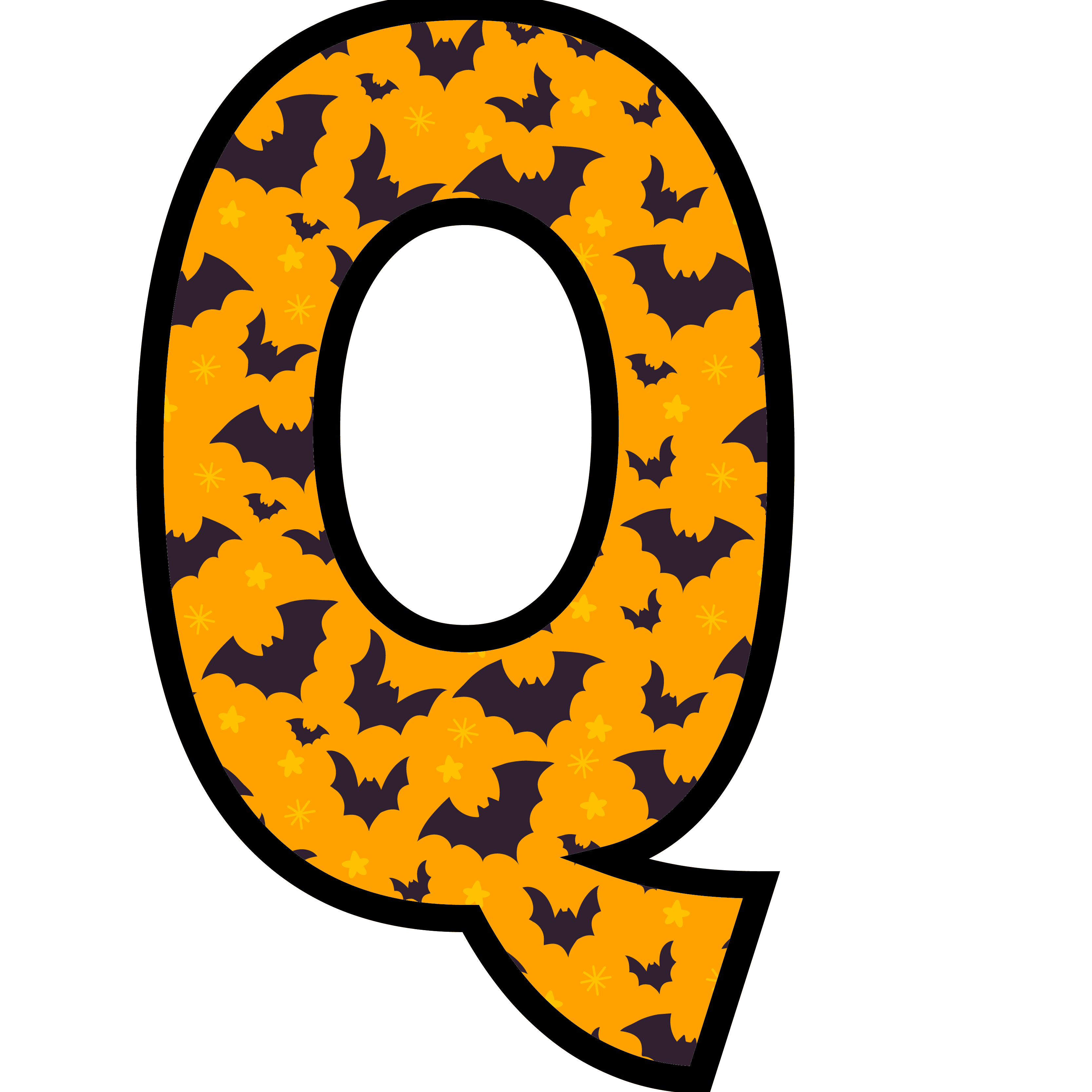 alfabeto personalizado morcegos halloween 17