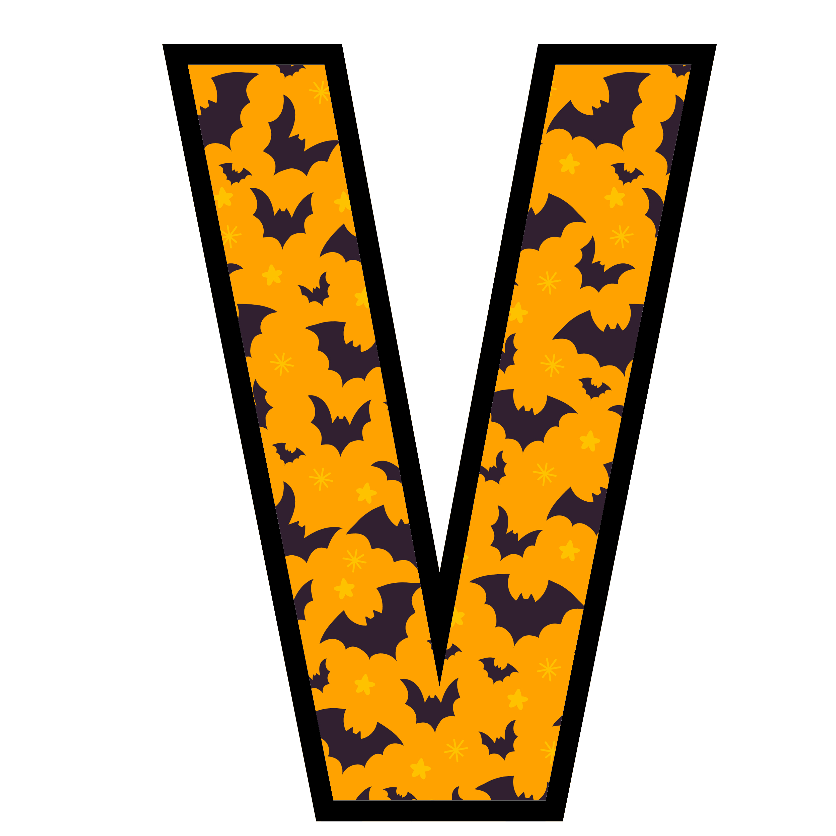 alfabeto personalizado morcegos halloween 22