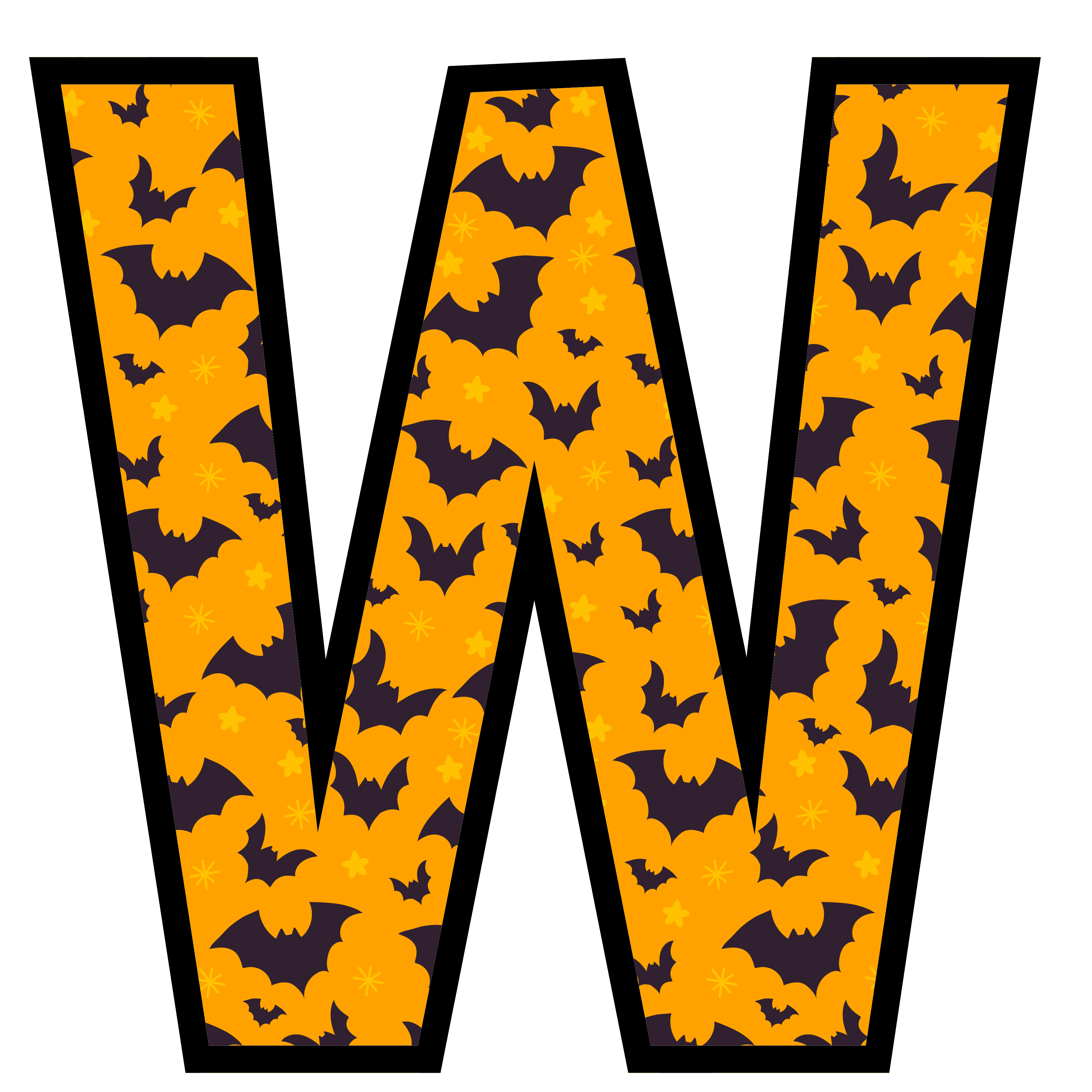 alfabeto personalizado morcegos halloween 23