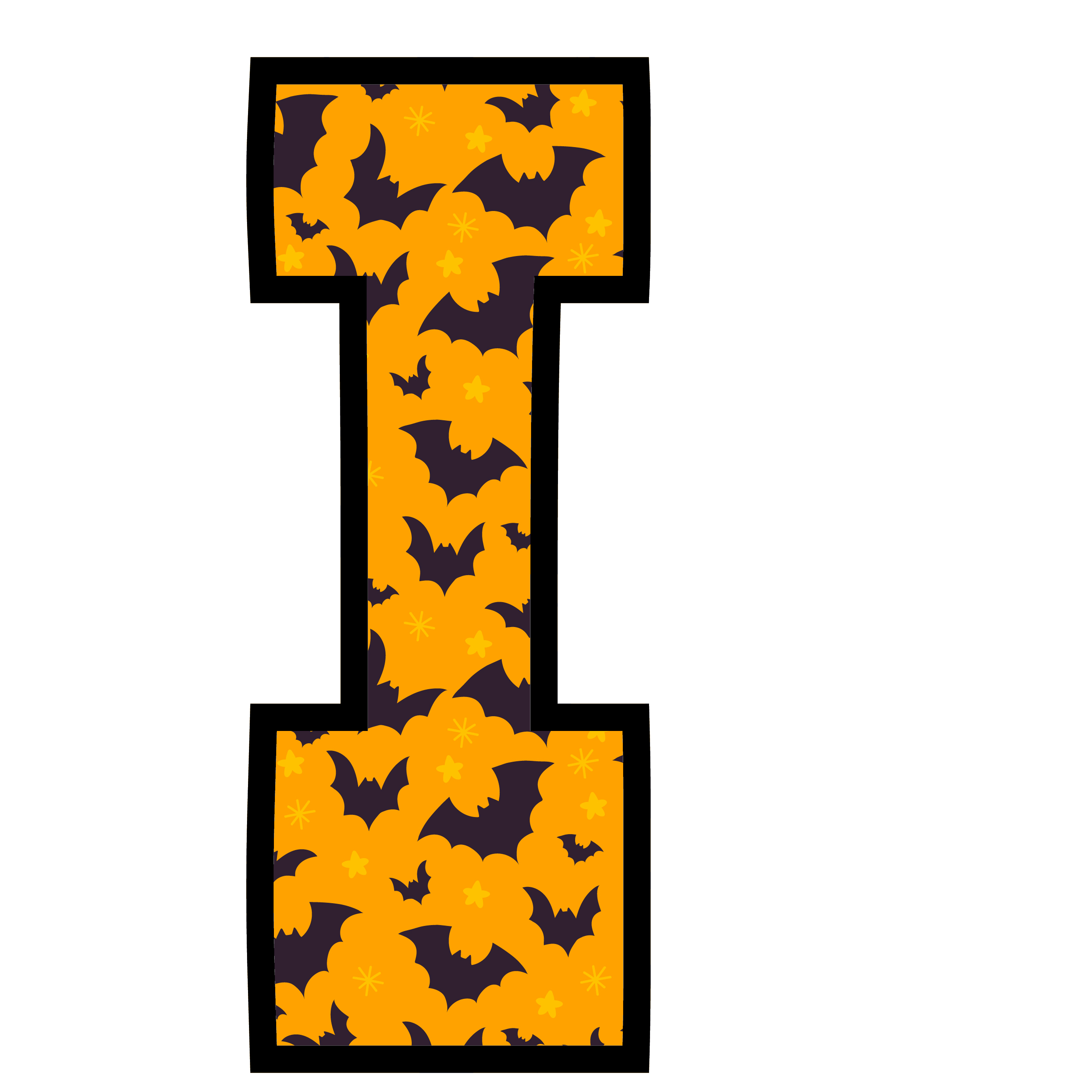alfabeto personalizado morcegos halloween 9
