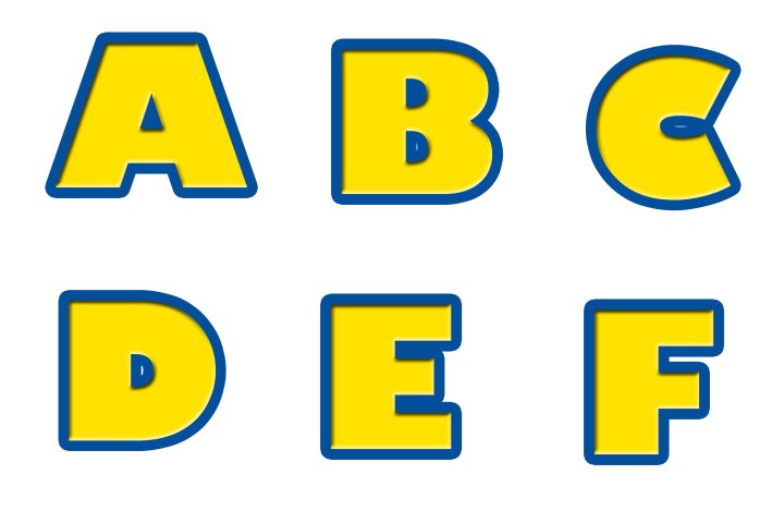 alfabeto personalizado toy story