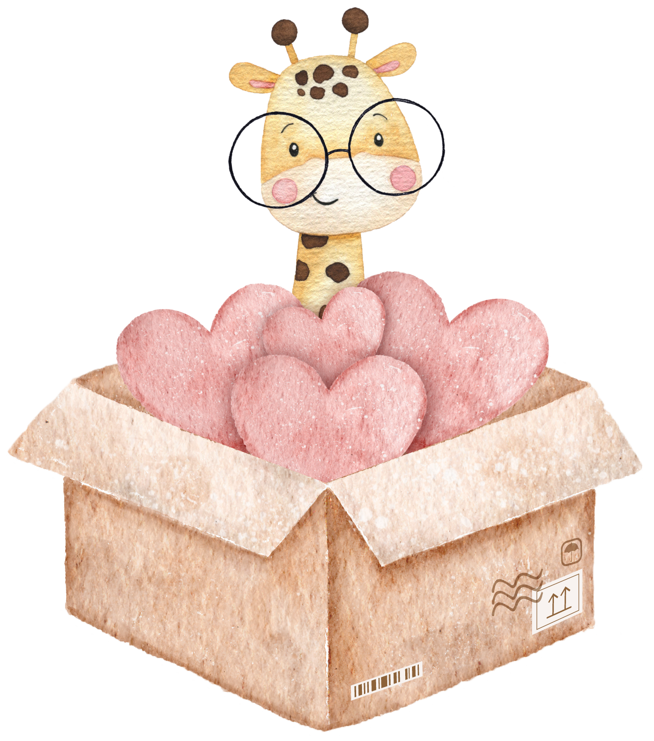 caixa girafa