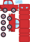 caixa carrinho vermelho 2