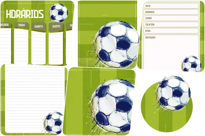 etiqueta escolar futebol para imprimir