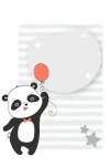 etiqueta escolar panda menino 3