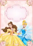 etiqueta escolar princesas disney 8