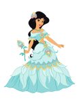 elementos festa personagem princesa jasmine 35