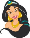 elementos festa personagem princesa jasmine 45