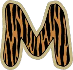 alfabeto personalizado safari maiusculo 13