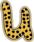 alfabeto personalizado safari maiusculo 21