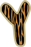 alfabeto personalizado safari maiusculo 25