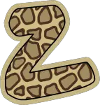 alfabeto personalizado safari maiusculo 26