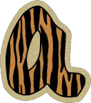 alfabeto personalizado safari minusculo 1