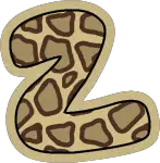 alfabeto personalizado safari minusculo 26