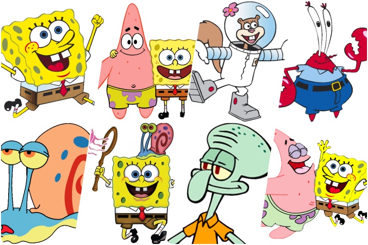 Desenhos Do Bob Esponja para Colorir Fazendo Bolinha de Sabao