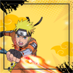 Etiqueta Escolar Personalizada - Naruto