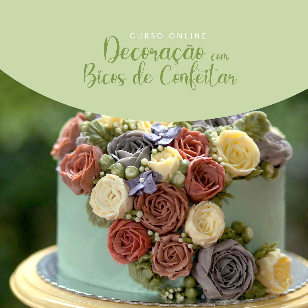 Curso Decoracao com bicos de confeitar