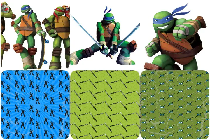 elementos festa leonardo tartarugas ninja para imprimir