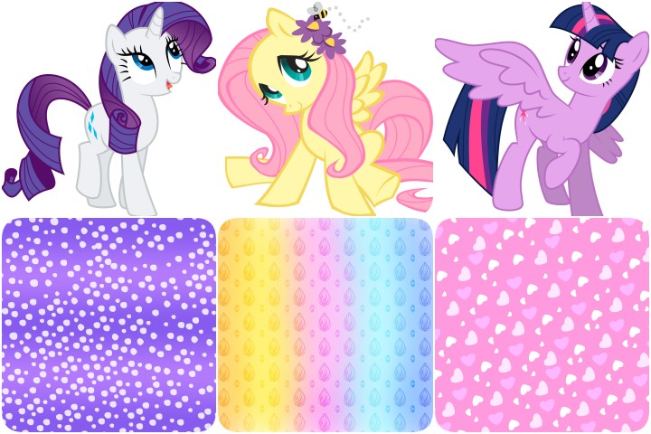 Kit Digital My Little Pony sem fundo Png