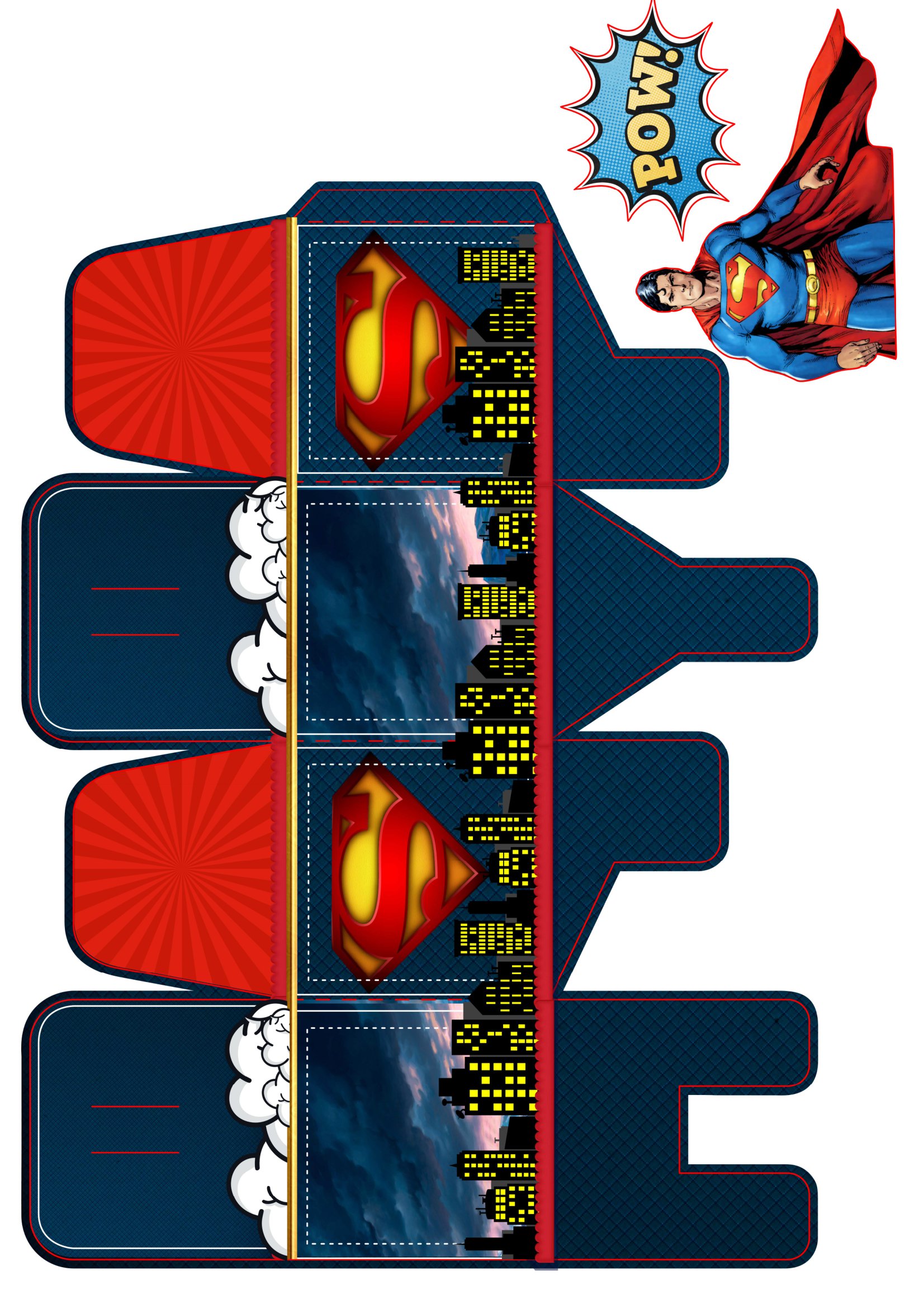 caixa palito superman