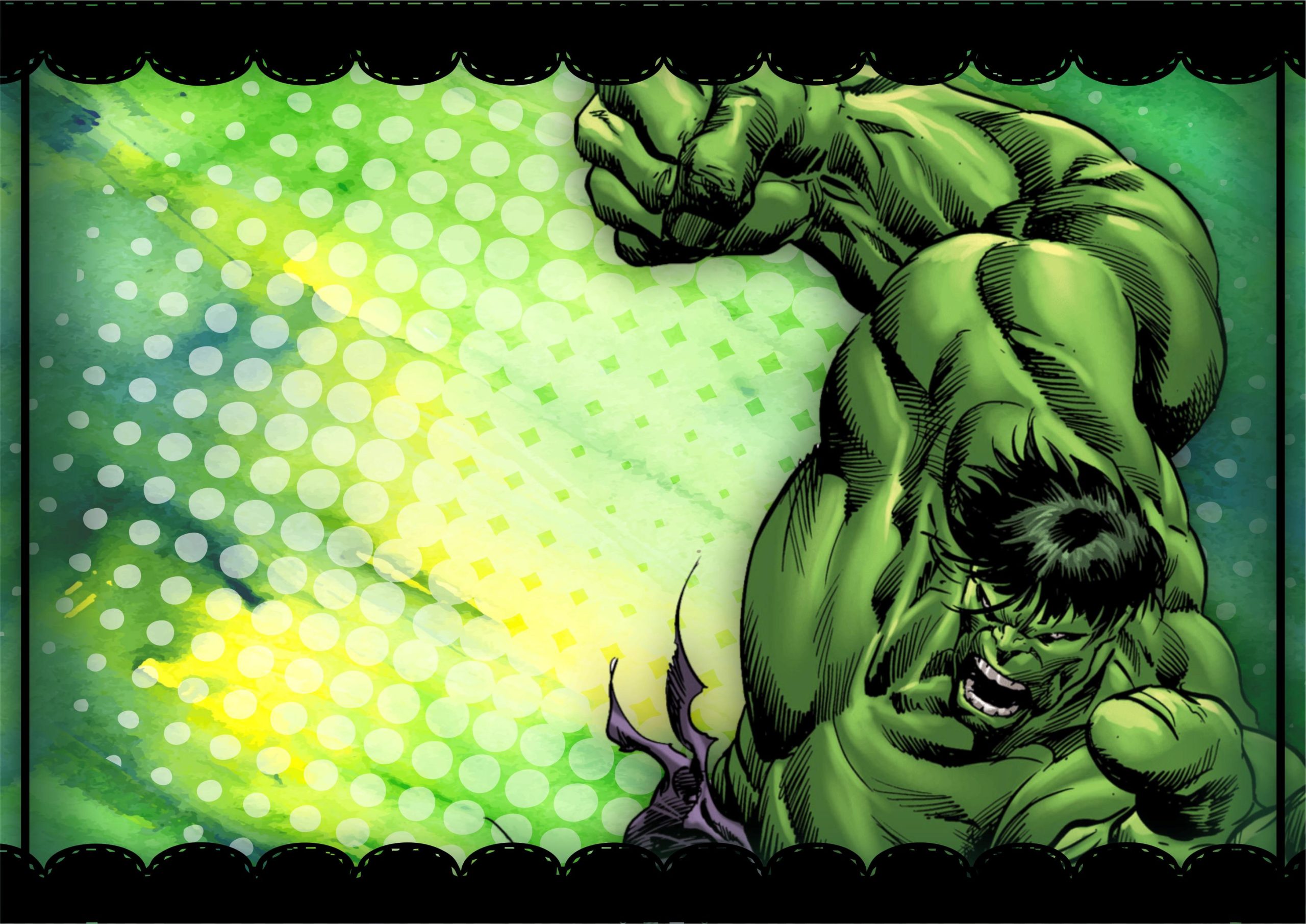 Capa caderno de desenho Hulk