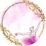 Etiqueta escolar Bailarina (7)