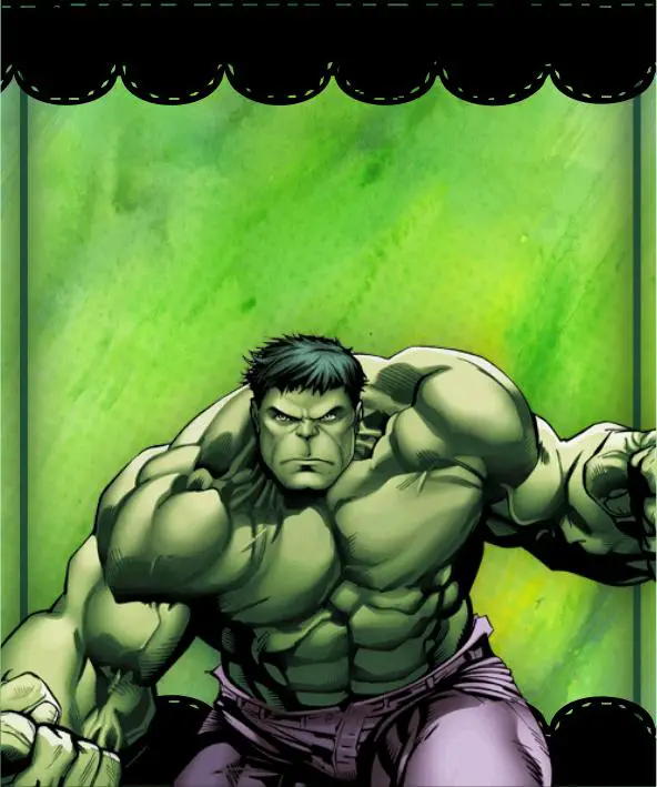 Etiqueta escolar Hulk (5)
