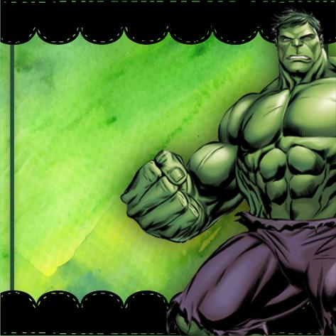 Etiqueta escolar Hulk (6)