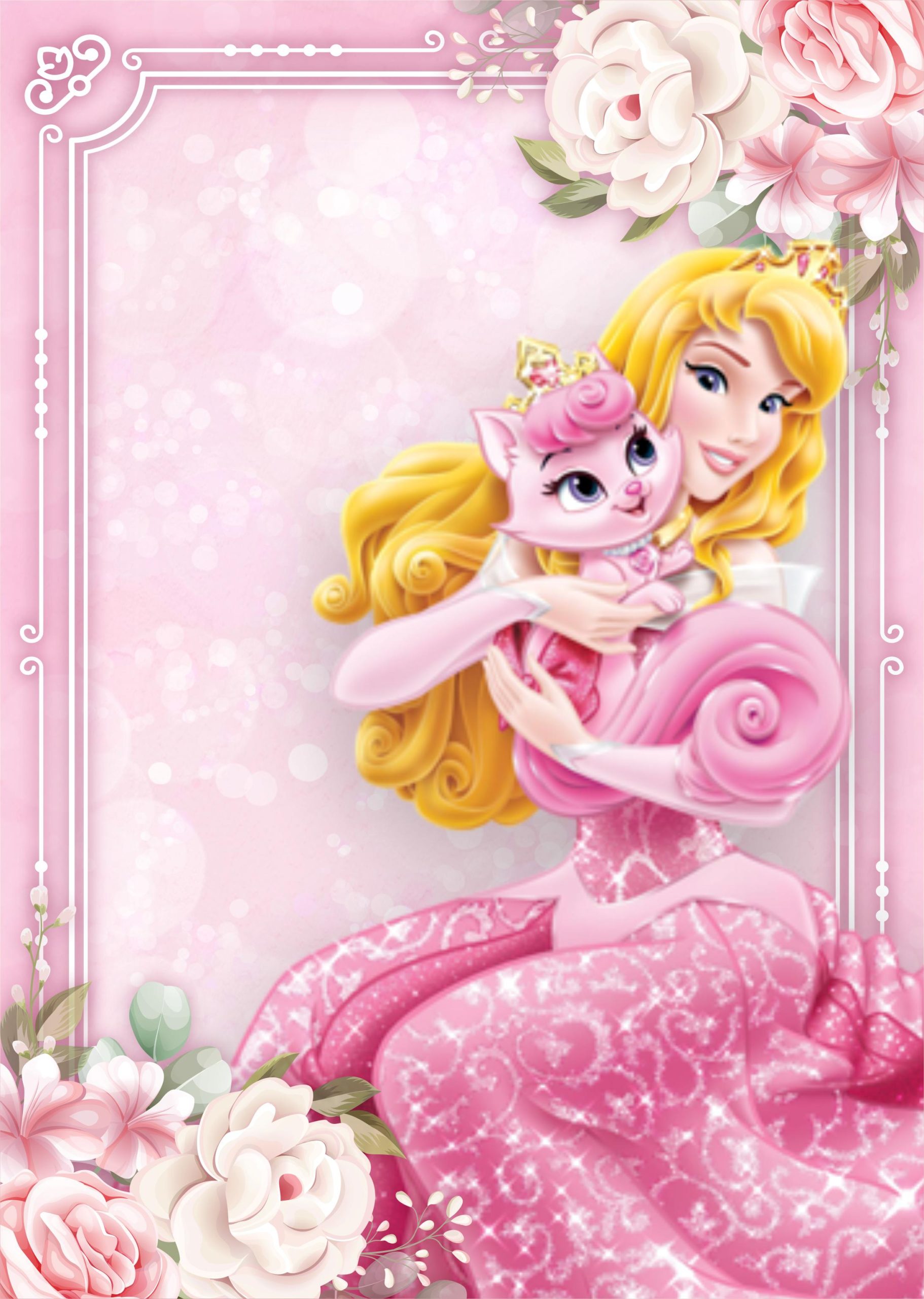 Capa caderno Princesa Aurora