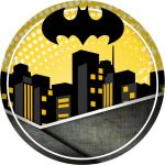 Etiqueta escolar Batman (7)