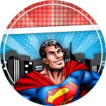 Etiqueta escolar Super Homem (7)