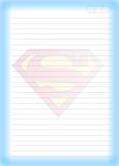 Miolo caderno Super Homem