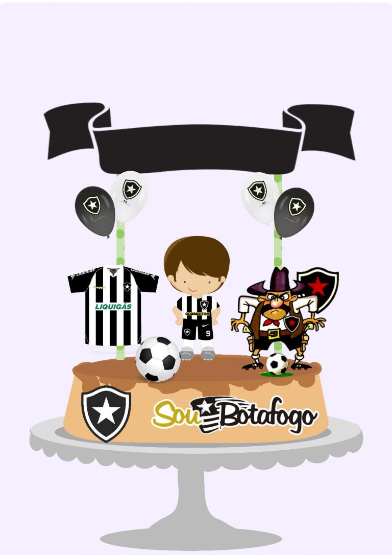 Topo de bolo Botafogo para imprimir 3 Topo de Bolo Botafogo (1)