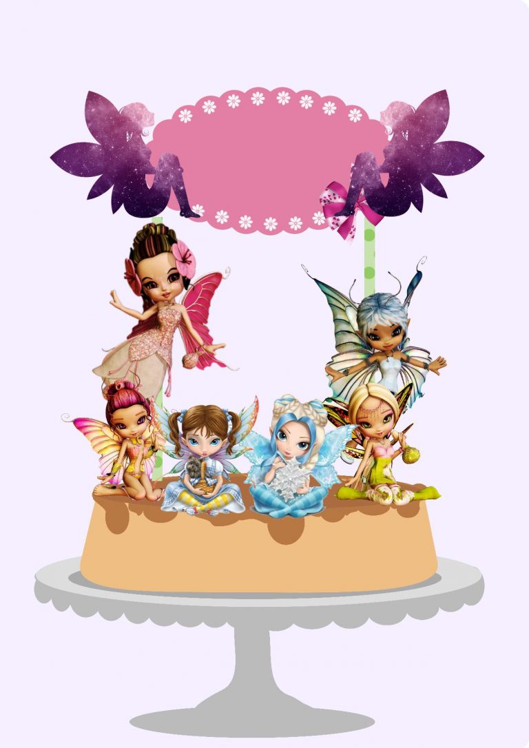 Topo de Bolo Fadas (1)