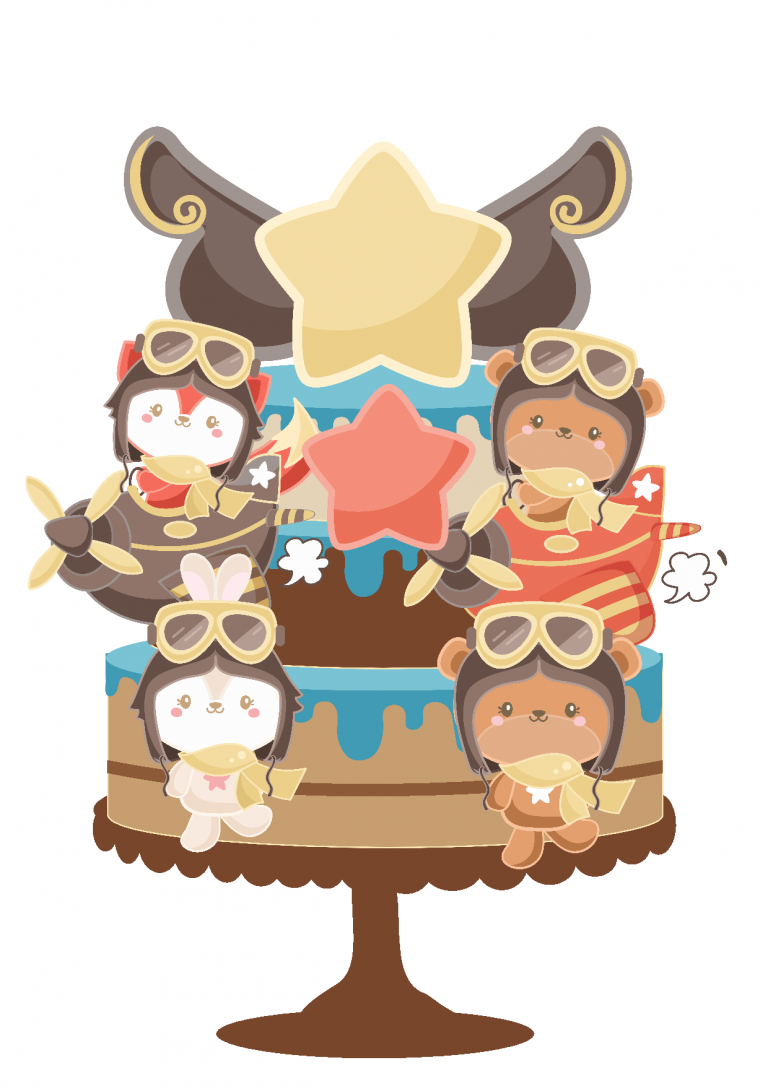 Topo de Bolo Aviador para imprimir 2 Topo de bolo Aviador para imprimir